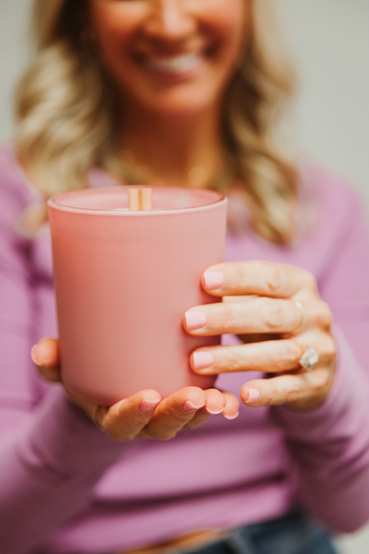 "Bubbly Bliss" - Prosecco and Pink Raspberries 12 oz Candle